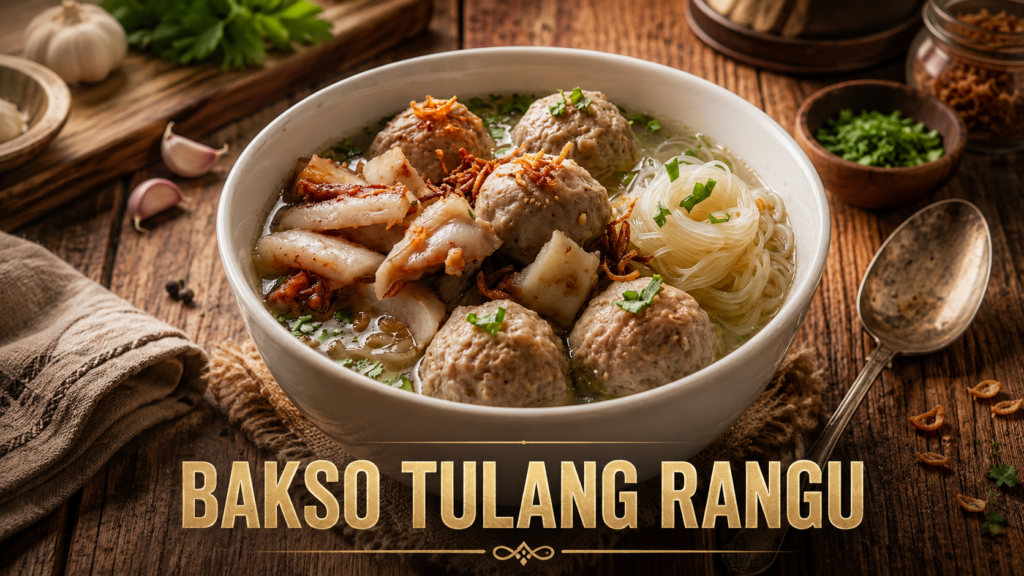 (Papitong) Bakso + Tulang Rangu
