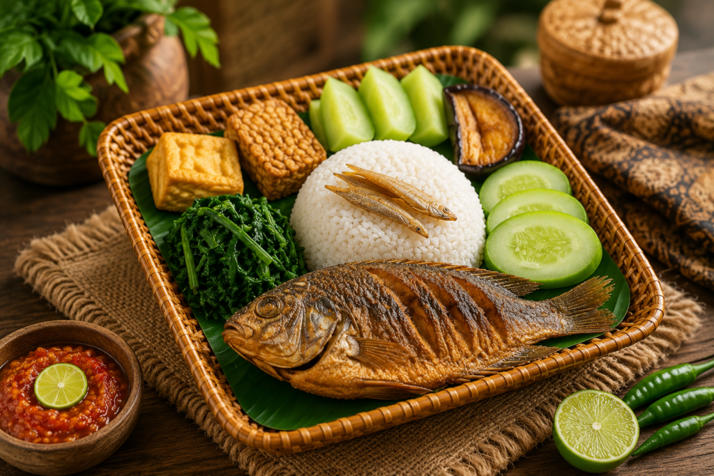 (ST) Sego Tempong Ikan Komplit