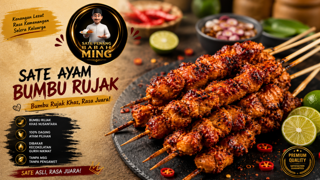 (SPBM) Sate Ayam Bumbu Rujak
