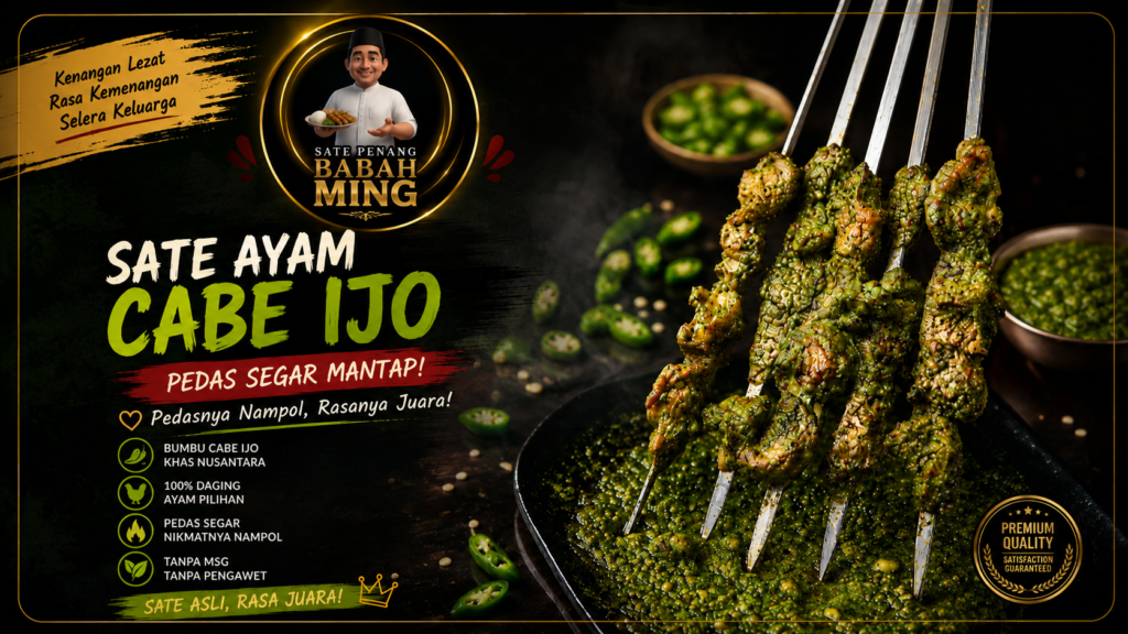 (SPBM) Sate Ayam Cabe Ijo