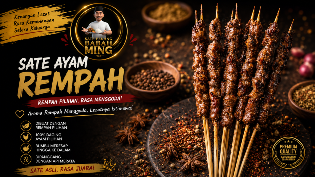 (SPBM) Sate Ayam Rempah