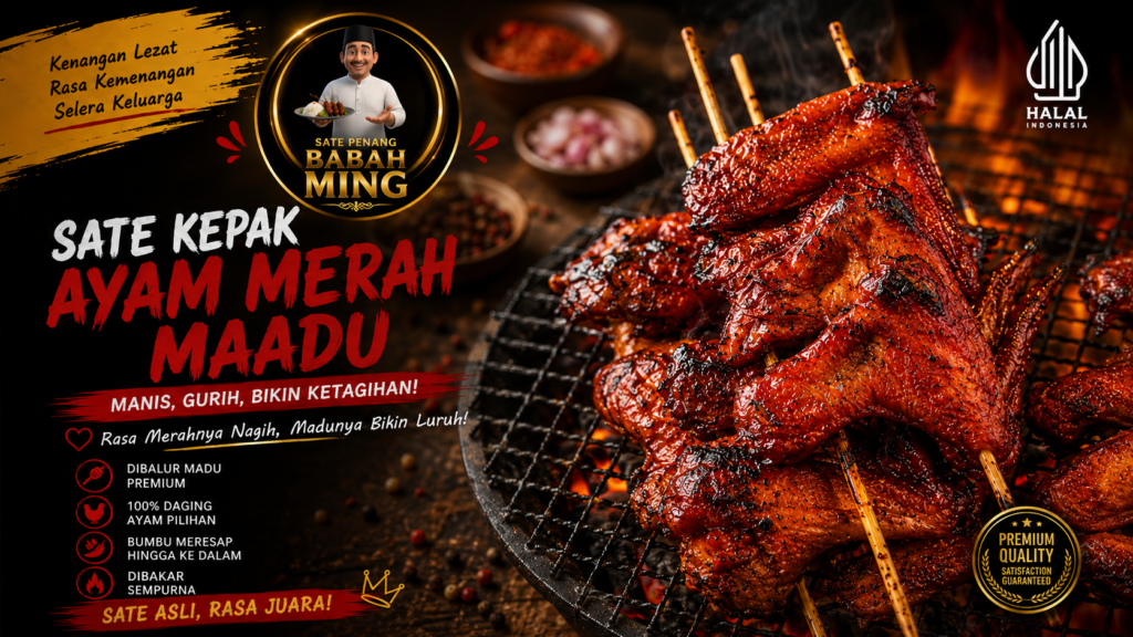 (SPBM) Sate Kepak Merah Madu