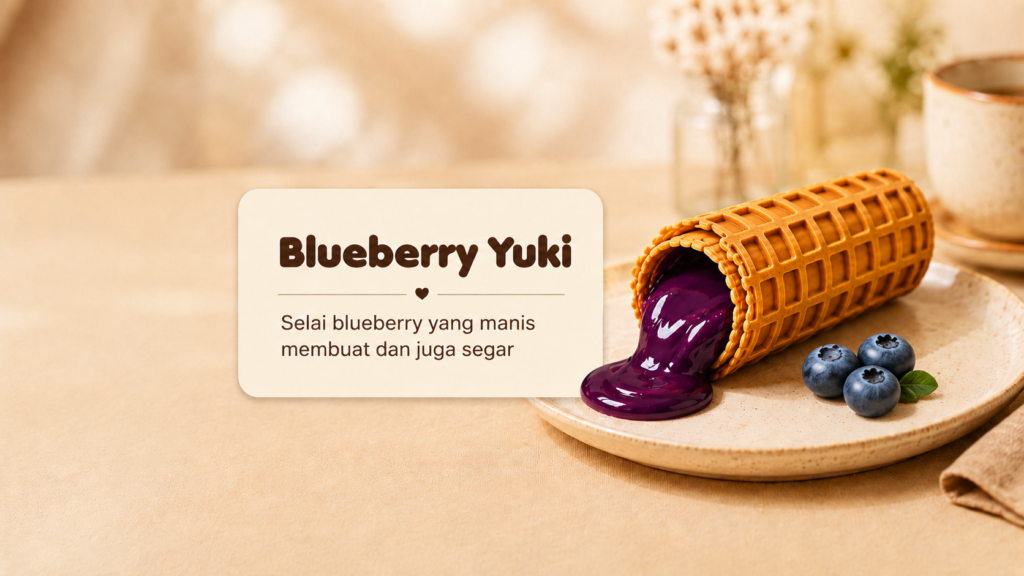 (KCMB) Roll Cake Blueberry Yuki