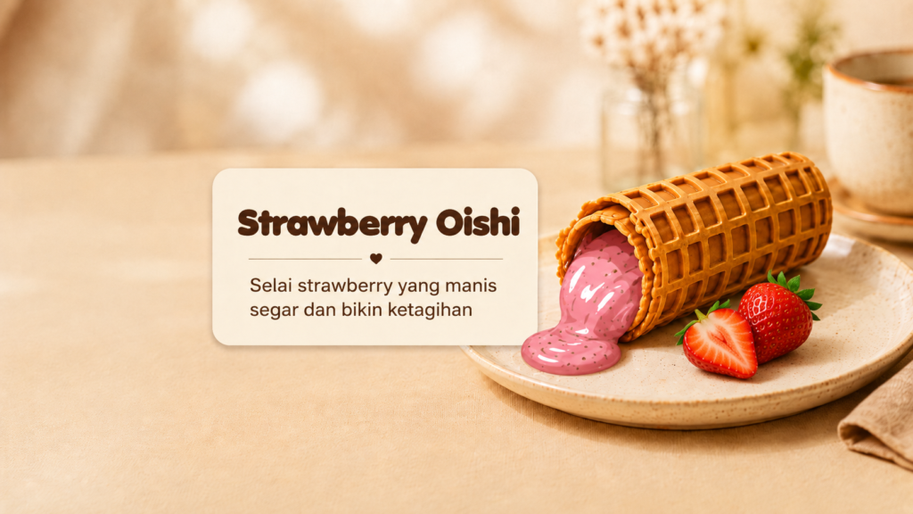 (KCMB) Roll Cake Strawberry Oishi